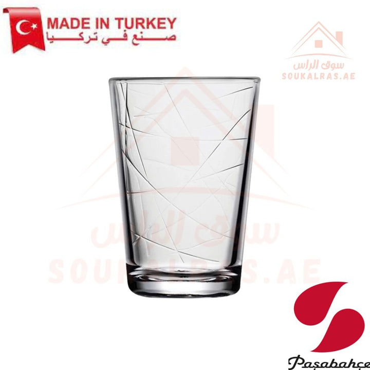 Paşabahçe MIZU 6 - Piece Versatile Use Glass Tumbler Set | Lightweight & Sturdy – Comfortable grip - Premium Drinkware for Home. - Souk Al Ras