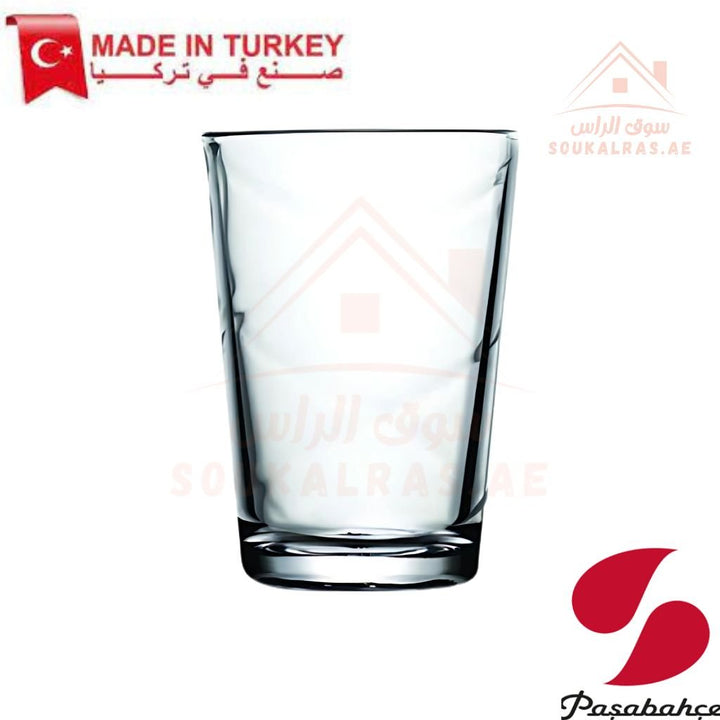 Paşabahçe OLA 6 - Piece Versatile Use Glass Tumbler Set | Lightweight & Sturdy – Comfortable grip - Premium Drinkware for Home. - Souk Al Ras