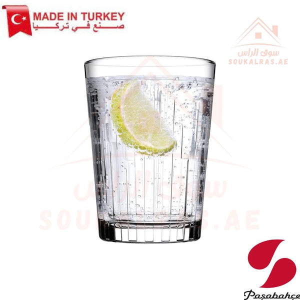 Paşabahçe SCALA 3 - Piece Versatile Use Glass Tumbler Set 240 ml |Lightweight & Sturdy – Comfortable grip - Premium Drinkware for Home. - Souk Al Ras