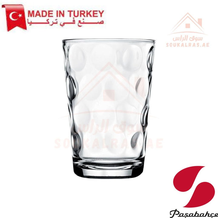 Paşabahçe SPACE 6 - Piece Versatile Use Glass Tumbler Set | Lightweight & Sturdy – Comfortable grip - Premium Drinkware for Home. - Souk Al Ras