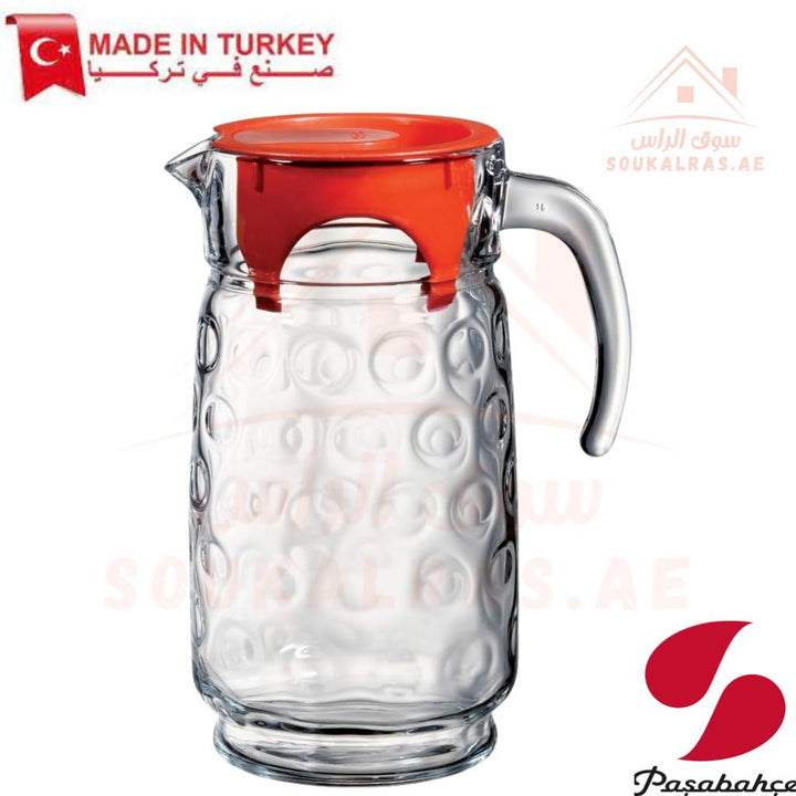 Pasabahce Space 7 - Piece Water Set | 1L Jug with 6 Glasses | Elegant & Durable Drinkware | Made in Turkey - Souk Al Ras