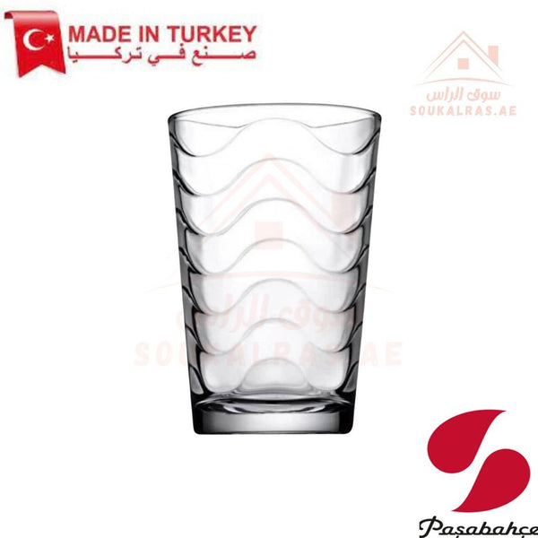 Paşabahçe TOROS 4 - Piece Versatile Use Glass Tumbler Set | Lightweight & Sturdy – Comfortable grip - Premium Drinkware for Home. - Souk Al Ras