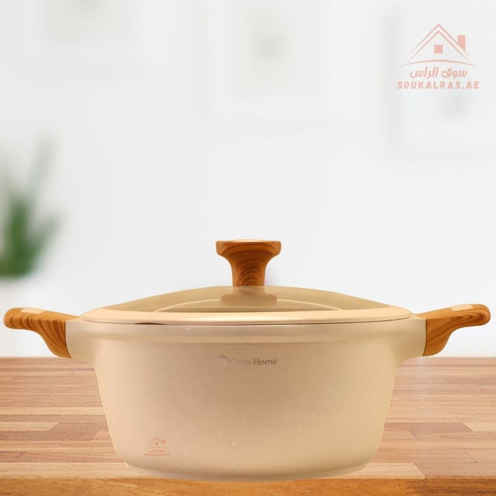 Phantom Series | 9 - Piece Crystal Ceramic Cookware Set |Elegant & Durable Kitchenware - Souk Al Ras