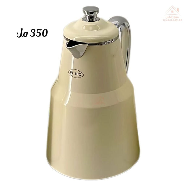 PLSCO Jo 350 Thermos Flask – Stylish insulated jug for hot and cold beverages. Durable design, easy pouring - Souk Al Ras