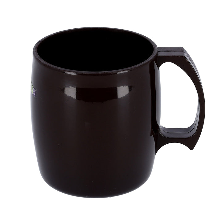 Porcelain Black Cup - Large Coffee & Tea Mug - Souk Al RasCups & Mugs