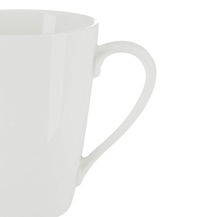 Porcelain Ware Magnesia Square Cup - White 250ml - Souk Al RasCups & Mugs