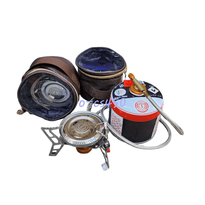 Portable Camping Stove with Gas Canisters - Compact & Efficient for Outdoor Cooking - Souk Al RasPortable Camping Stove with Gas Canisters - Compact & Efficient for Outdoor Cooking