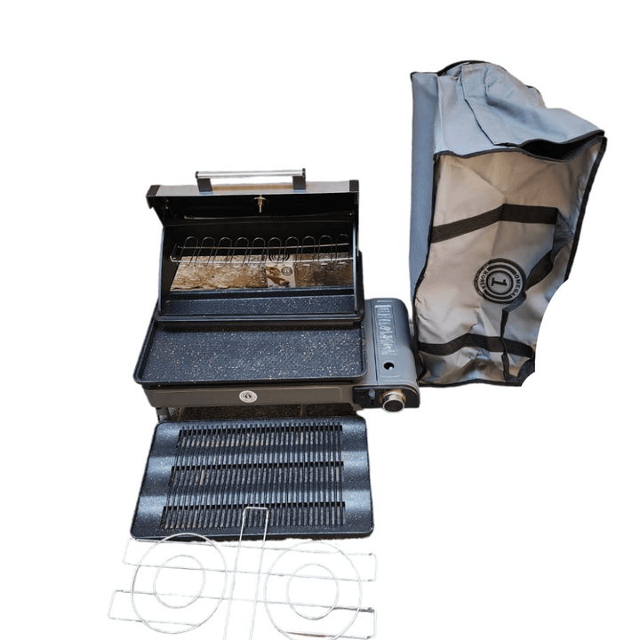 Portable Grill Set with Protective Cover - Compact & Versatile Cooking Solution - Souk Al RasPortable Grill Set with Protective Cover - Compact & Versatile Cooking Solution