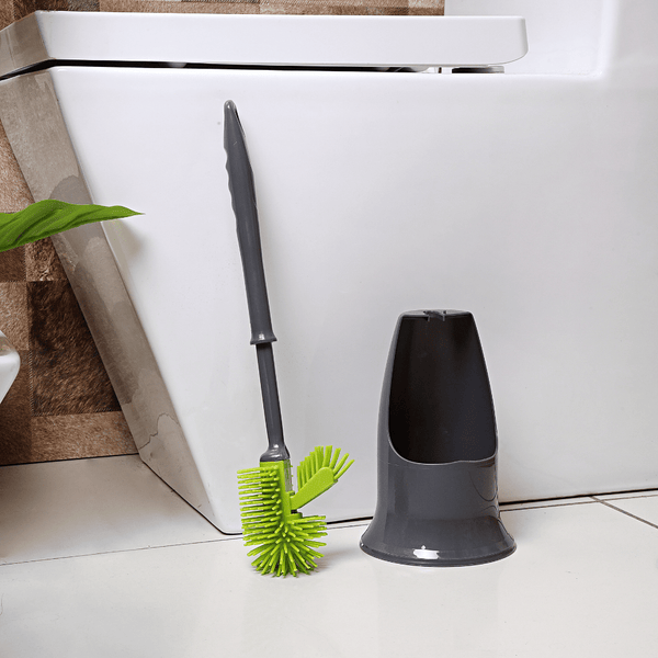 PP+TRP Toilet Brush with Holder - Souk Al RasHousehold