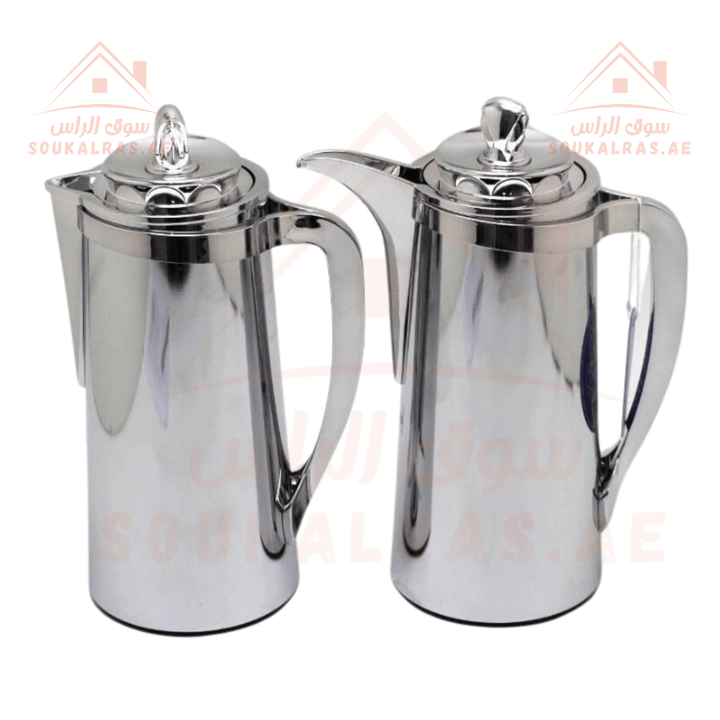Premium 1L & 0.7L Dallah Set - Coffee & tea flask | Multiple Colors | Keeps Beverages Hot or Cold | Ideal for Home & Gifting - Souk Al Ras