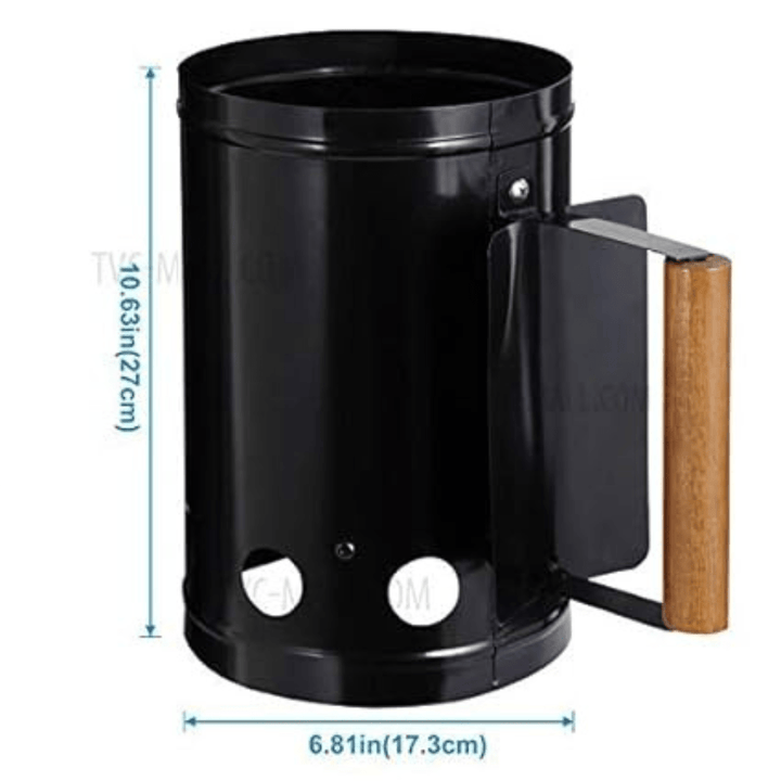 Premium Charcoal Chimney Starter for Quick BBQ Preparation - Souk Al RasPremium Charcoal Chimney Starter for Quick BBQ Preparation