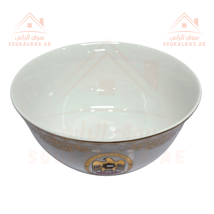 Premium High - Quality Deep Plate with UAE Flag | Elegant Serving Dish - Souk Al Ras