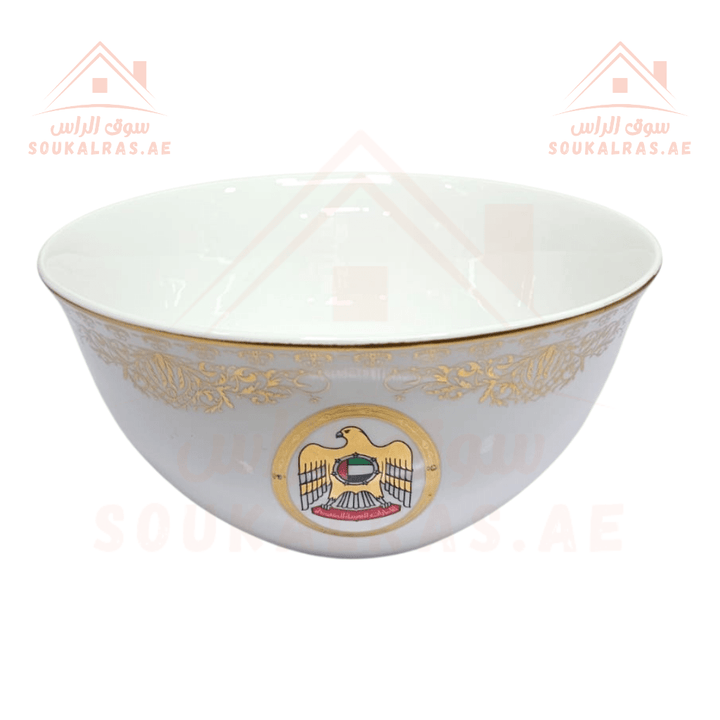 Premium High - Quality Deep Plate with UAE Flag | Elegant Serving Dish - Souk Al Ras