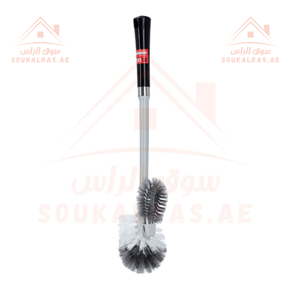 Premium Quality Toilet Brush with Holder | Strong Grip Handle | Easy Storage - Souk Al RasHousehold