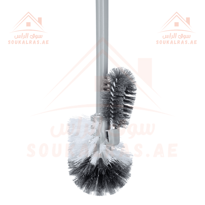 Premium Quality Toilet Brush with Holder | Strong Grip Handle | Easy Storage - Souk Al RasHousehold