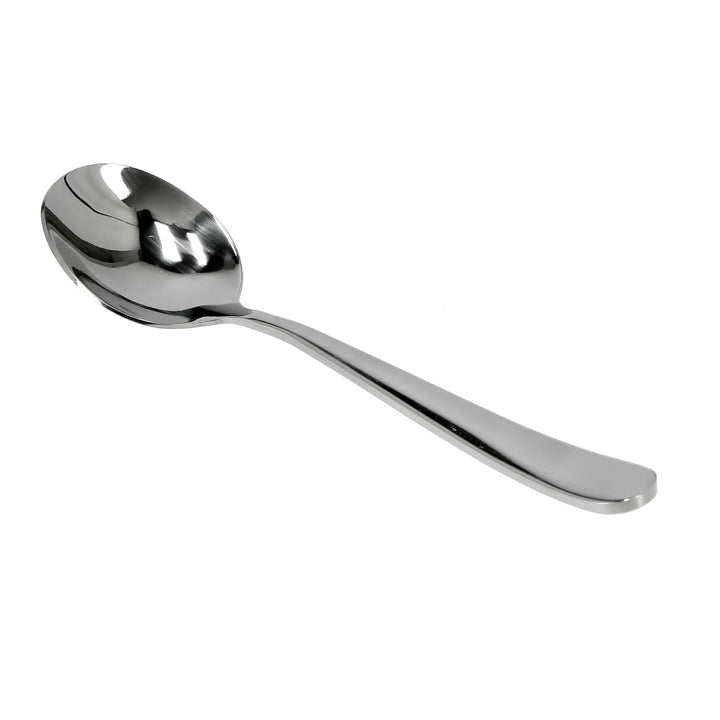 Premium Stainless Steel Soup Spoon Set - Silver 2 Pieces - Souk Al RasCutlery & Flatware