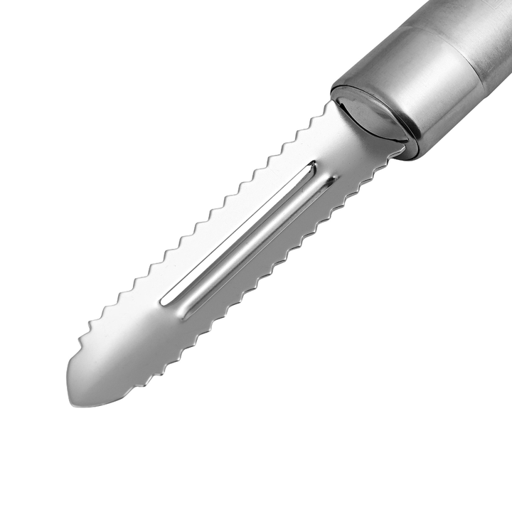 Professional Stainless - Steel Peeler with Serrated Edges and Ergonomic Handle - Souk Al RasKitchen Accessories