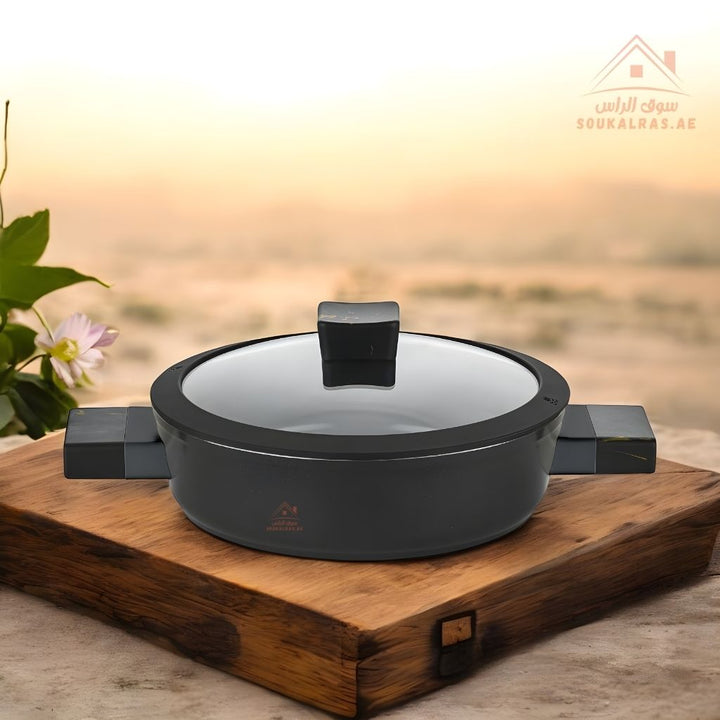 Rebel Series 9 - Piece Swiss Ceramic Cookware Set | Made in Turkey | Premium Non - Stick - Souk Al Ras