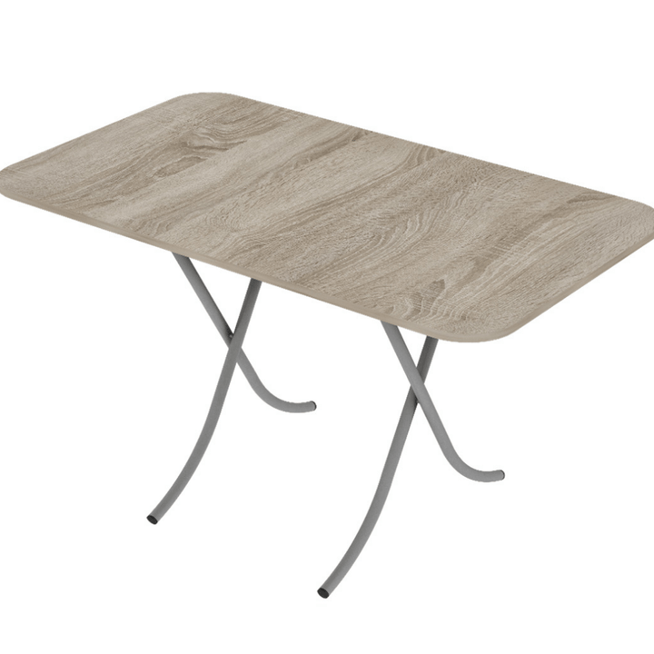 Rectangular Table - Sanoma Design - Portable Dining Table - Metal Legs 90cm - Souk Al RasHousehold