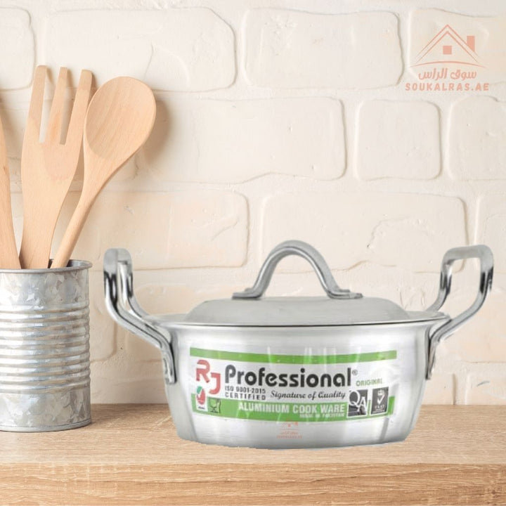 RJ Professional Stylo 10 - Piece Aluminum Cookware Set | Durable Cooking Pots,ideal for daily cooking, family meals, and traditional dishes - Souk Al Ras