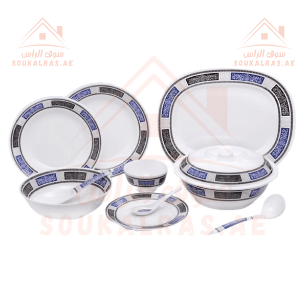 Royal ford 70 - Piece Premium Melamine Dinner Set | Elegant & Durable Tableware | Perfect for All Occasions. - Souk Al Ras