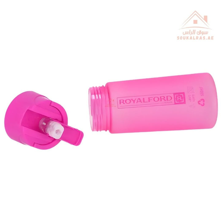 Royalford 500ml Water Bottle | Leak - Proof BPA - Free Hydration Bottle | Lightweight, Durable & Perfect for Sports, Gym, Office & Travel - Souk Al Ras