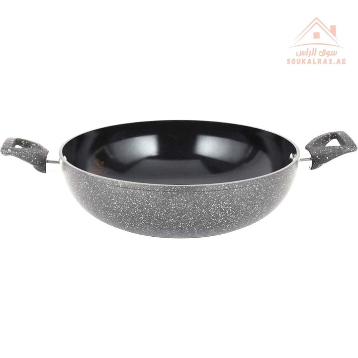 Royalford Prido Forged Ceramic Cookware Set – 8 Pieces | Durable Ceramic Non - Stick Interior | 4 - Layer Coating | Induction Compatible - Souk Al Ras
