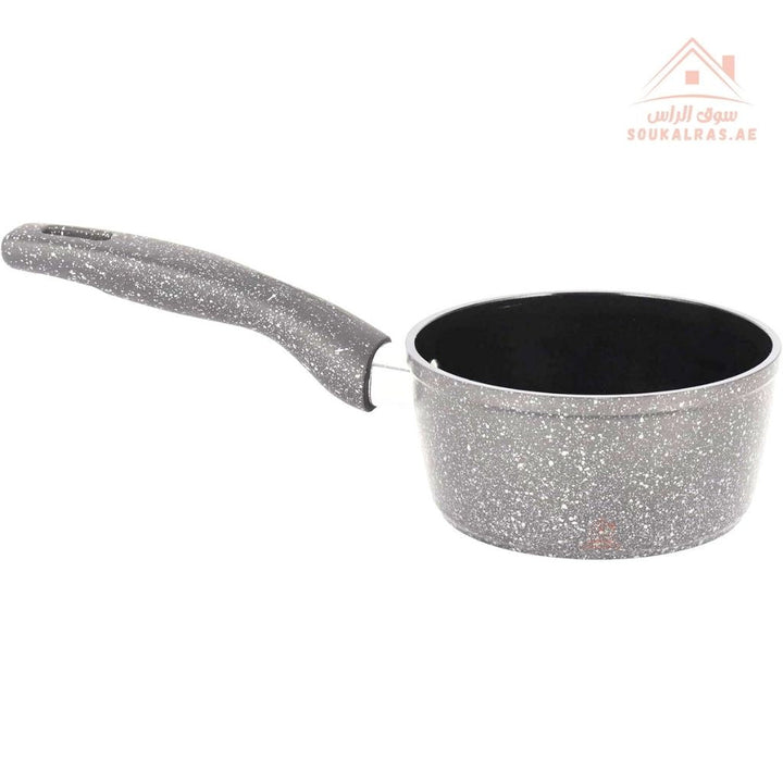 Royalford Prido Forged Ceramic Cookware Set – 8 Pieces | Durable Ceramic Non - Stick Interior | 4 - Layer Coating | Induction Compatible - Souk Al Ras