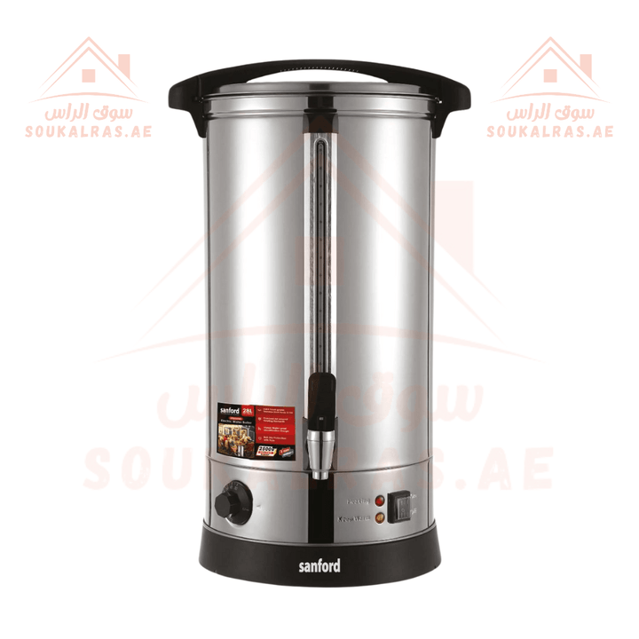 Sanford 28L Electric Water Boiler | 2500W Power | Stainless Steel | Heating & Keep Warm Functions - Souk Al RasHousehold