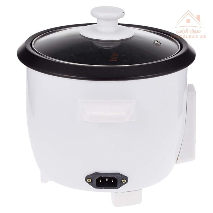 Sanford Automatic Rice Cooker | 0.6L | Non - Stick Aluminum Pot | 300W | With Steamer & Glass Lid - Souk Al Ras