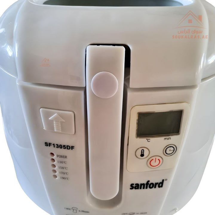 Sanford Deep Fryer | 2.5L Capacity | 1800W Power | Non - Stick Coating & Digital Control and cool - touch housing for safe and efficient cooking. - Souk Al Ras