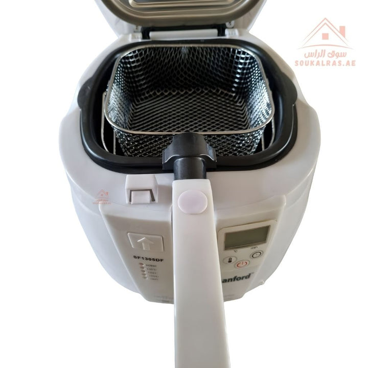 Sanford Deep Fryer | 2.5L Capacity | 1800W Power | Non - Stick Coating & Digital Control and cool - touch housing for safe and efficient cooking. - Souk Al Ras