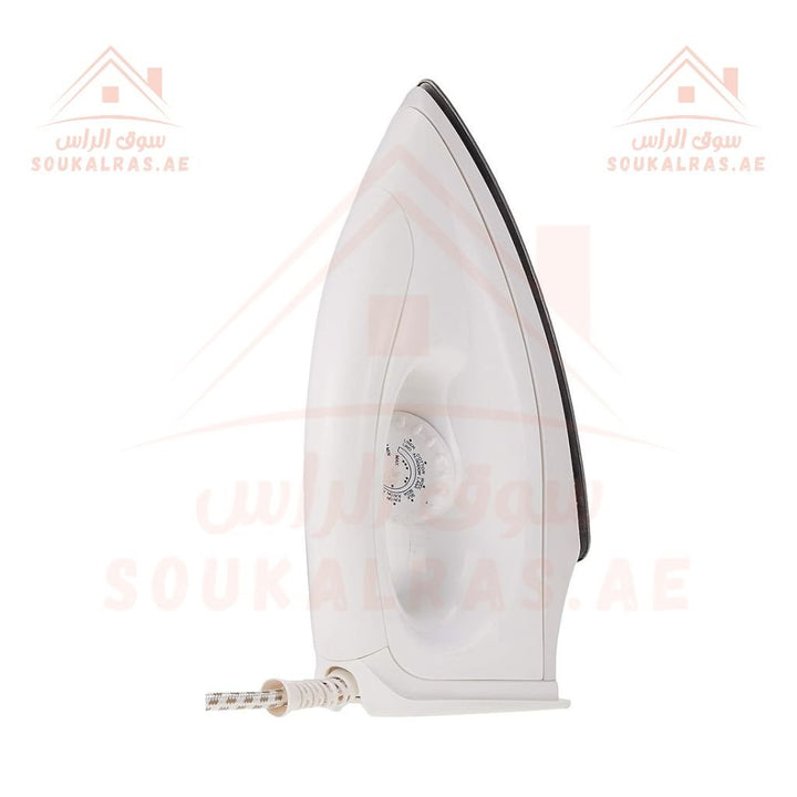 Sanford Dry Iron | Non - Stick Soleplate - Durable Build | White | Lightweight & Efficient Ironing - Souk Al Ras