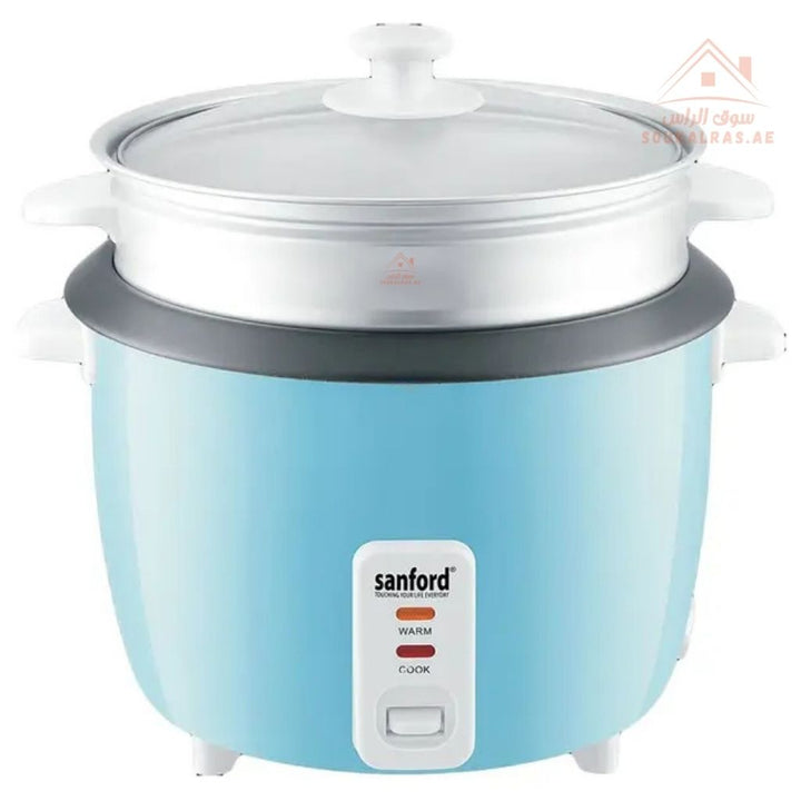 Sanford Mini Rice Cooker | 0.4L | Non - Stick Aluminum Pot | One - Touch Operation | 200W - Souk Al Ras