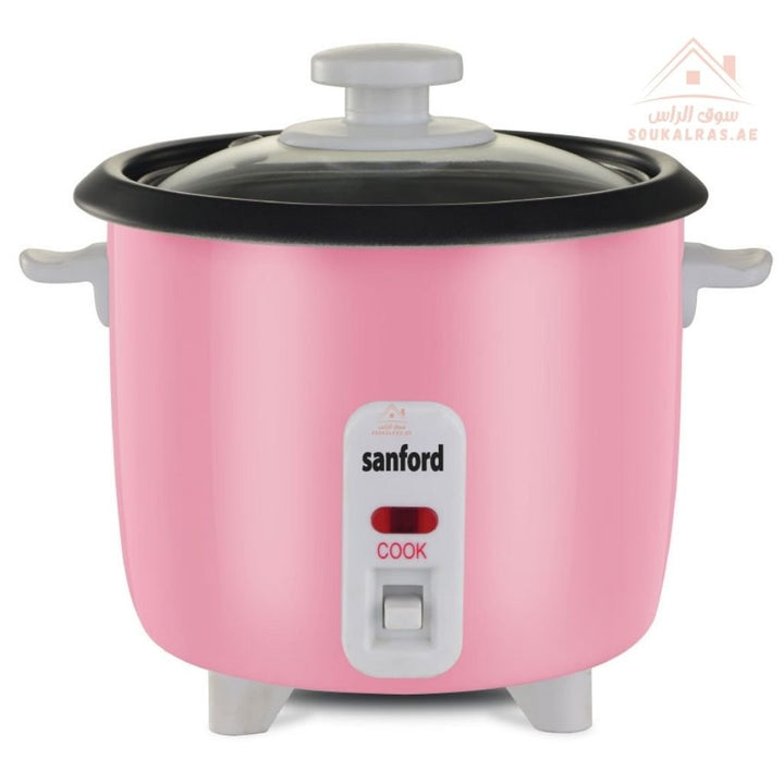 Sanford Mini Rice Cooker | 0.4L | Non - Stick Aluminum Pot | One - Touch Operation | 200W - Souk Al Ras