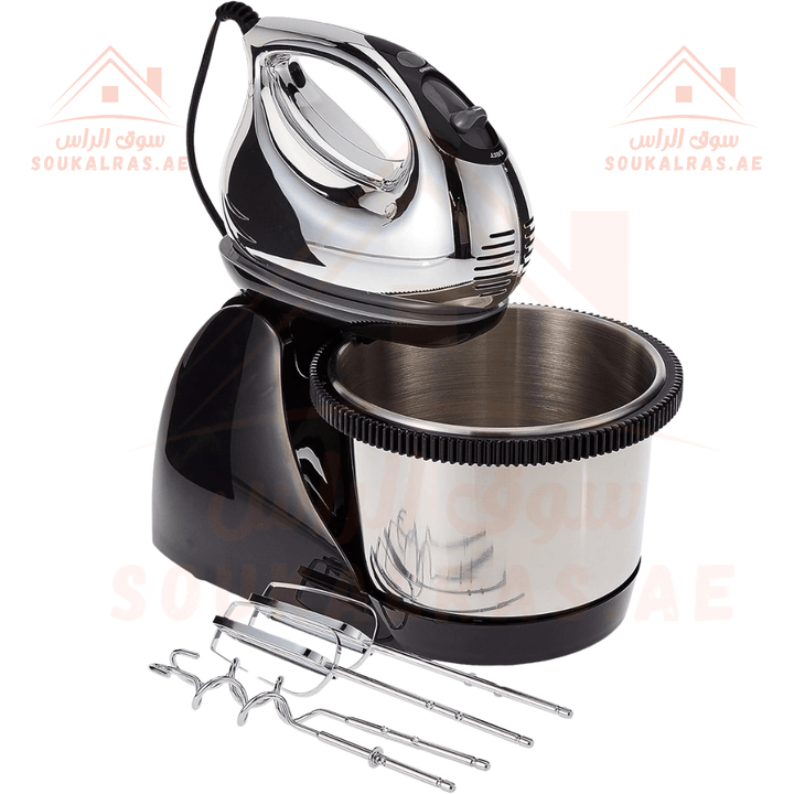 Sanford Stand Mixer with Stainless Steel Bowl | 5 - Speed Settings & Turbo | Ideal for Baking & Cooking - Souk Al Ras