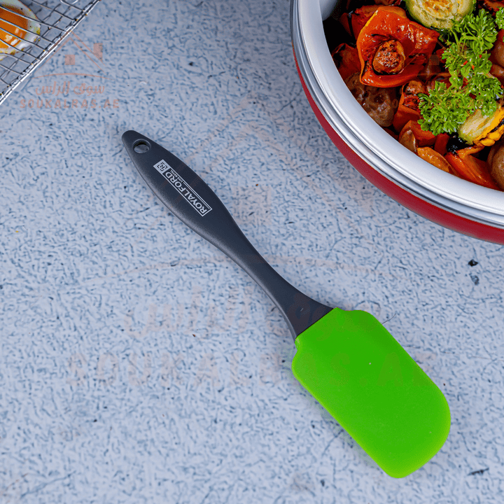 Silicone Scraper - BPA Free, Long - Handled Jar Scraper, Turner Head Kitchen Tool - Souk Al RasCooking Utensils