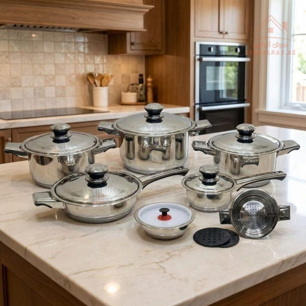 Stainless Steel Cookware Set 18/10 – Souk Al Ras