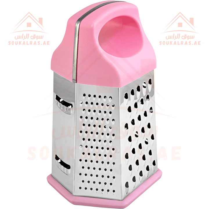 Stainless Steel 6 - in - 1 Hexagon Grater | Durable & Versatile - Souk Al RasGraters Choppers Peelers Mashers & Slicers