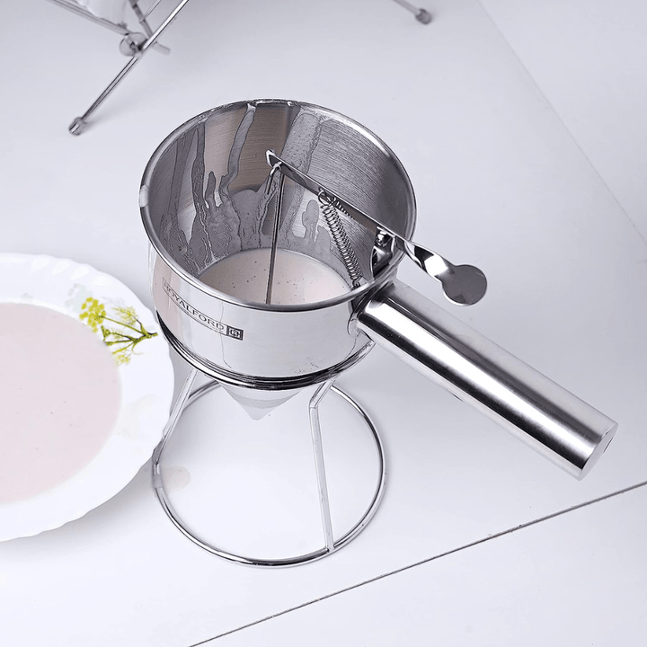 Stainless Steel Batter Dispenser - Silver - Souk Al RasKitchen Accessory