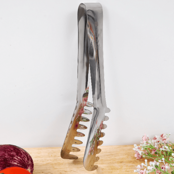 Stainless Steel Food Tong 22CM - Durable and User - Friendly Design - Souk Al RasSpatulas Whisks & Turning Spoons