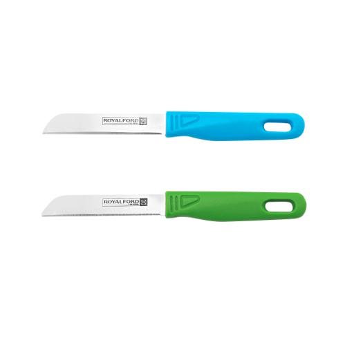 Stainless Steel Fruit Knife Set (12 Pcs) - Razor Sharp Blades - Souk Al RasKitchen Knives