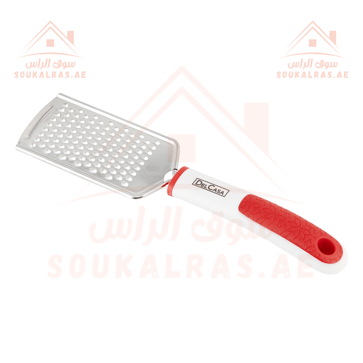 Stainless Steel Grater with Large Soft Handle | Lightweight & Sharp - Souk Al RasGraters Choppers Peelers Mashers & Slicers