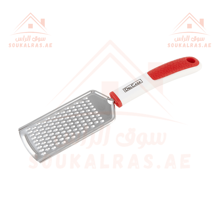 Stainless Steel Grater with Large Soft Handle | Lightweight & Sharp - Souk Al RasGraters Choppers Peelers Mashers & Slicers