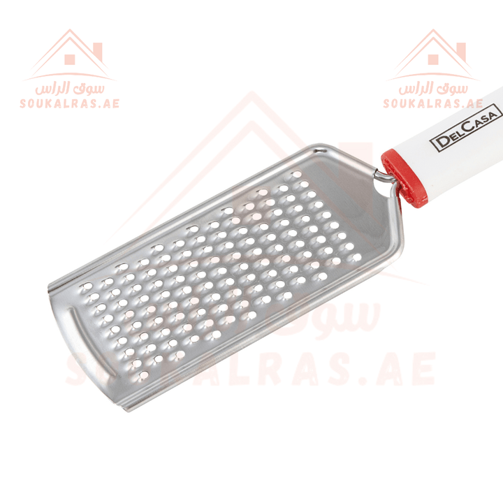 Stainless Steel Grater with Large Soft Handle | Lightweight & Sharp - Souk Al RasGraters Choppers Peelers Mashers & Slicers