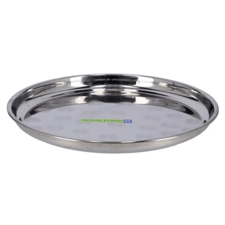 Stainless Steel Group Serving Tray 46CM - Souk Al RasServing Dishes Trays & Platters