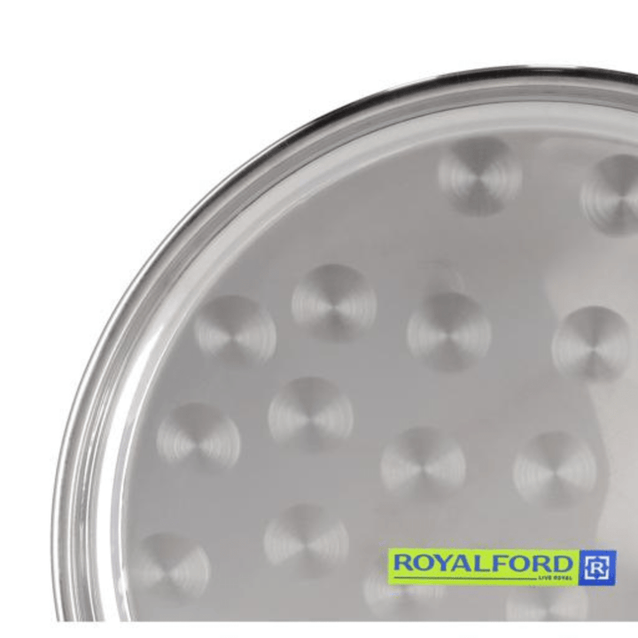 Stainless Steel Group Serving Tray 46CM - Souk Al RasServing Dishes Trays & Platters