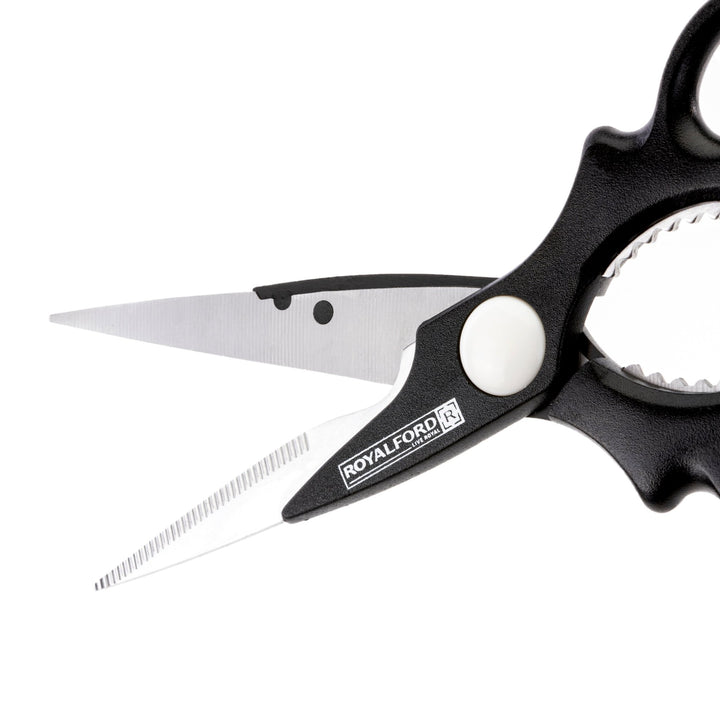 Stainless Steel Kitchen Scissors - 2 - In - 1 Multi - Purpose Scissor - Souk Al RasKitchen Accessories