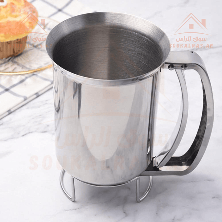 Stainless Steel Pancake, Cupcake, Muffin, Crepe, Waffle Dispenser Cooking Tool - Souk Al RasUtensils Set