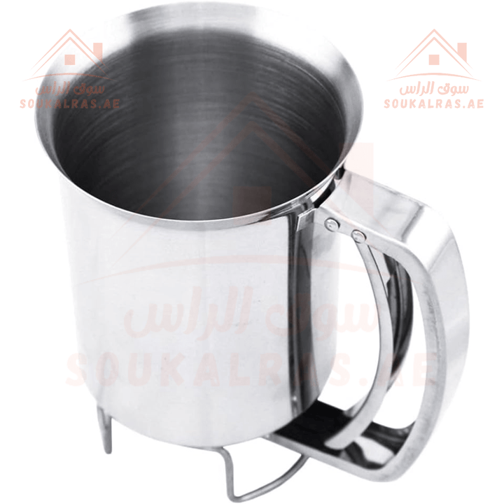 Stainless Steel Pancake, Cupcake, Muffin, Crepe, Waffle Dispenser Cooking Tool - Souk Al RasUtensils Set